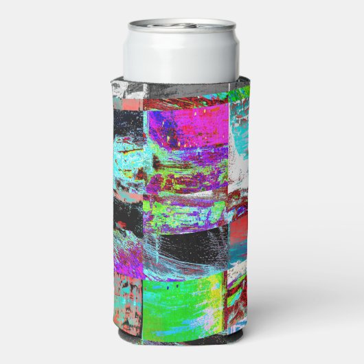 Cooler – Abstract Grid スリム缶クーラー (Seltzer裏面)