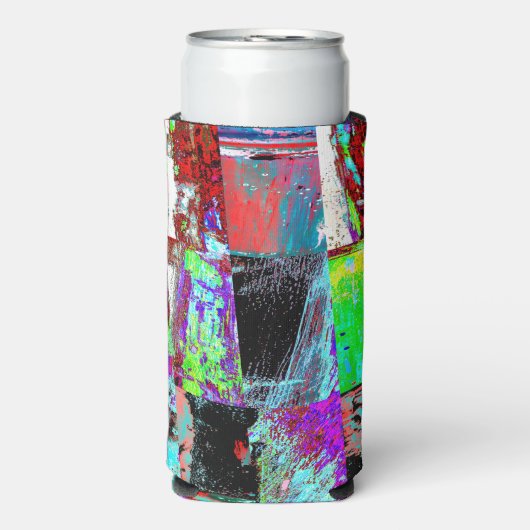 Cooler – Abstract Grid スリム缶クーラー (Seltzer正面)