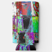 Cooler – Abstract Grid スリム缶クーラー (正面)