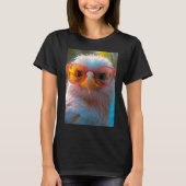 Cooler Adler mit Sonne Tシャツ (正面)