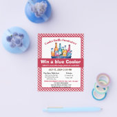 COOLER RAFFLE FUNDRAISER チラシ (シングル)