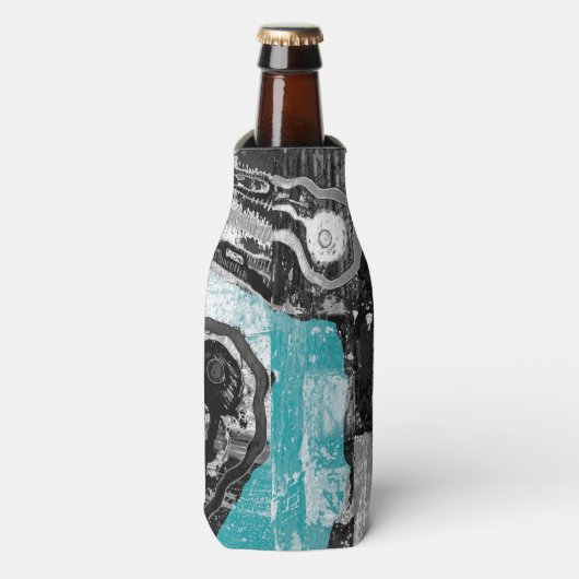 Cooler - Surface Current Abstract Flow & Structure ボトルクーラー (ボトル正面)