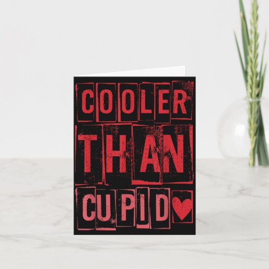 Cooler Than Cud Cute Valentine's Day Kids Boys Gir カード (正面)
