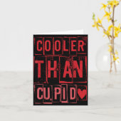 Cooler Than Cud Cute Valentine's Day Kids Boys Gir カード (黄色い花)