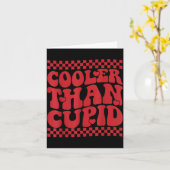 Cooler Than Cud Cute Valentine's Day Kids Boys Gir カード (黄色い花)