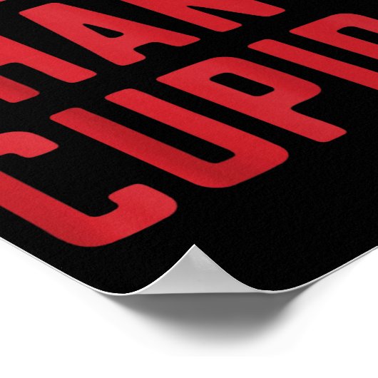 Cooler Than Cud Cute Valentine's Day Kids Boys Gir ポスター (角)