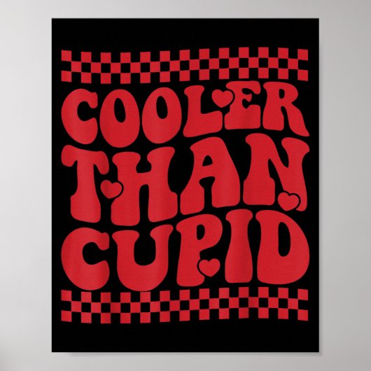 Cooler Than Cud Cute Valentine's Day Kids Boys Gir ポスター (正面)