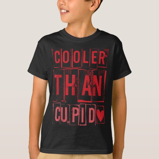Cooler Than Cud Cute Valentine's Day Kids Boys Gir Tシャツ (正面)