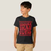 Cooler Than Cud Cute Valentine's Day Kids Boys Gir Tシャツ (正面フル)