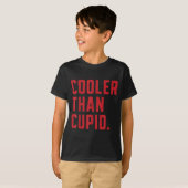 Cooler Than Cud Cute Valentine's Day Kids Boys Gir Tシャツ (正面フル)