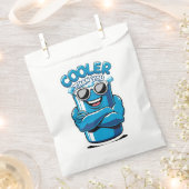 Cooler Than You – Funny Party Cooler Design フェイバーバッグ (クリップ留めされた状態)