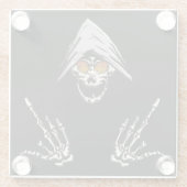 Cooler Totenkopf, Skelett     ガラスコースター (裏面)