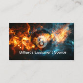 Coolest 8 Ball Billiards Business Cards 名刺 (正面)