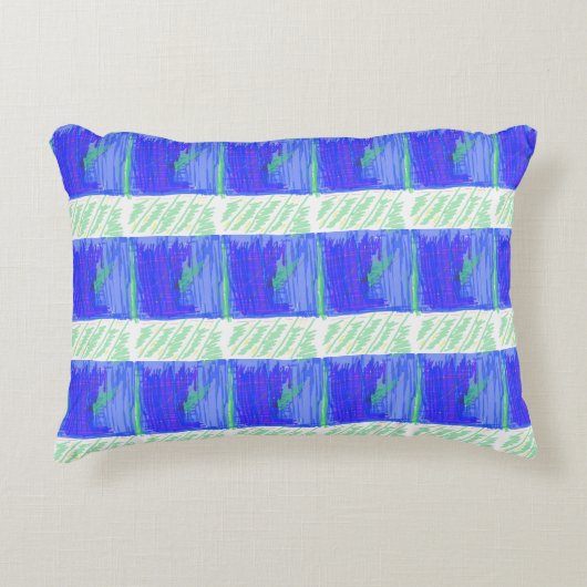 Coolest Abstract Accent Pillow アクセントクッション (正面)