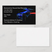 Coolest Automotive Audio And Security 名刺 (正面/裏面)