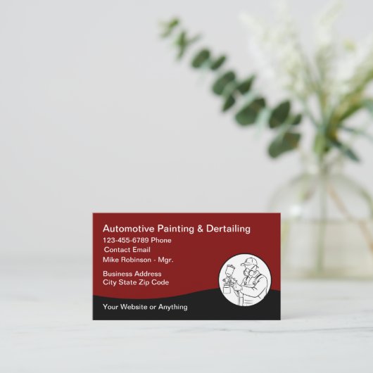 Coolest Automotive Car Painting  名刺 (スタンド正面)