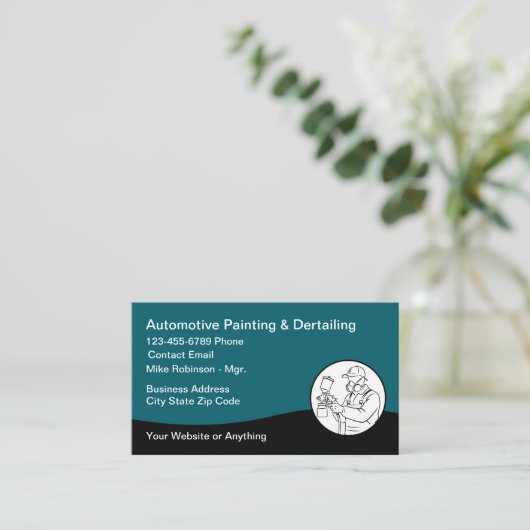 Coolest Automotive Car Painting  名刺 (スタンド正面)