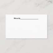 Coolest Bartender For Hire Theme 名刺 (裏面)