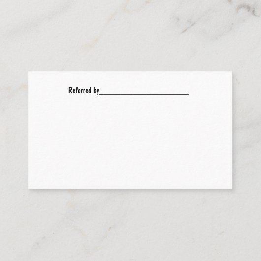 Coolest Bartender For Hire Theme 名刺 (裏面)