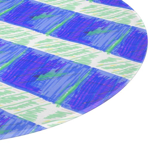 Coolest Blue Nautical Abstract  カッティングボード (角)