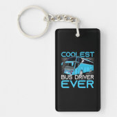 Coolest Bus Driver Ever キーホルダー (正面)