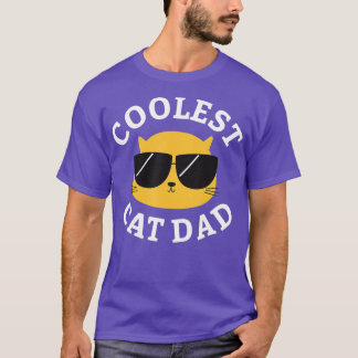 Coolest Cat Dad Men Tシャツ