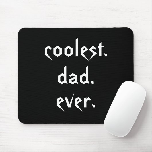 Coolest Dad Ever Mousepad マウスパッド (マウス)