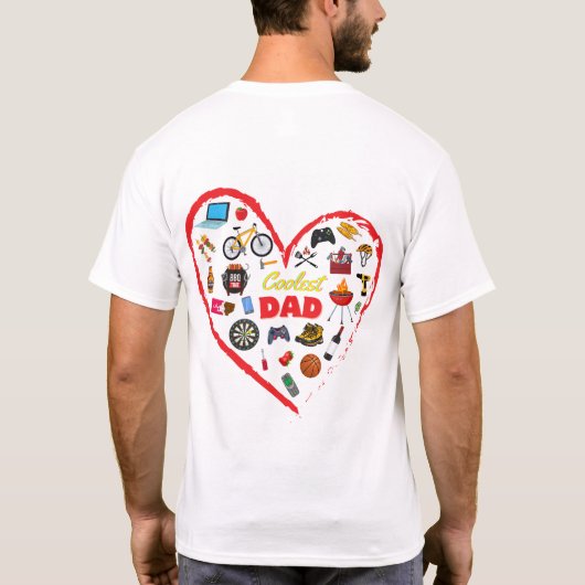 Coolest dad tシャツ (裏面)
