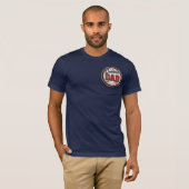 Coolest Dad Vintage Crest T-shirt Tシャツ (正面フル)