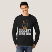 Coolest Dobie Dad Doberman Pinscher Dog Tシャツ (正面フル)
