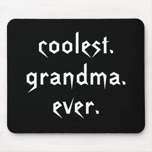 Coolest Grandma Ever Mousepad マウスパッド (正面)
