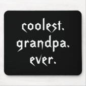 Coolest Grandpa Ever Mousepad マウスパッド (正面)