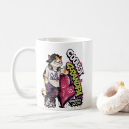 Coolest Grandpa Hip Hop Calico Grandparents Day コーヒーマグカップ