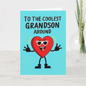 Coolest Grandson Ever Card カード (正面)