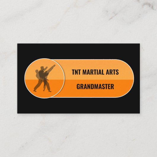 Coolest Martial Arts Grandmaster Business Cards 名刺 (正面)