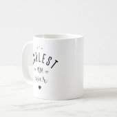 Coolest mom ever コーヒーマグカップ (正面左)