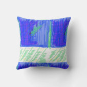 Coolest Nautical Abstract Accent Pillow クッション (裏面)