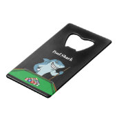 Coolest Pool Shark Billiards Theme  クレジットカード栓抜き (正面アングル)