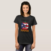 Coolest Pumpkin In The Patch Boricua Flag Jack Ou2 Tシャツ (正面フル)