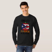Coolest Pumpkin In The Patch Boricua Flag Jack Ou2 Tシャツ (正面フル)