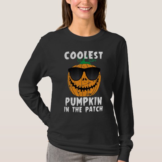 Coolest Pumpkin In The Patch Halloween Boys Girls  Tシャツ (正面)