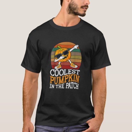 Coolest Pumpkin In The Patch Halloween Boys Girls Tシャツ (正面)