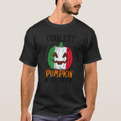 Coolest Pumpkin In The Patch Italian Flag Jack Ou2 Tシャツ (正面)