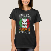 Coolest Pumpkin In The Patch Italian Flag Jack Ou2 Tシャツ (正面)