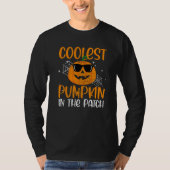 Coolest Pumpkin In The Patch Pumpkin Sunglass  His Tシャツ (正面)