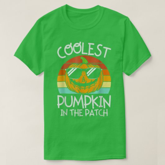 Coolest Pumpkin In The Patch Toddler Boys Hallowee Tシャツ (デザイン正面)