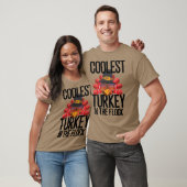 Coolest Turkey In The Flock Thankgiving Novelty Sh Tシャツ (ユニセックス)
