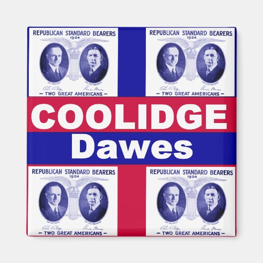 Coolidge-Dawes 1924磁石 マグネット (正面)
