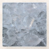 Cooling Ice Cubeテクスチャイメージ ガラスコースター (正面)