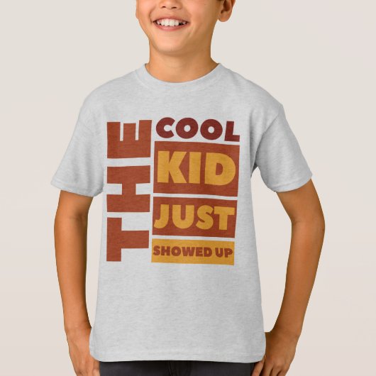 CoolKidsベーシックなハネタレスコンフォートソフト® Tシャツ (正面)